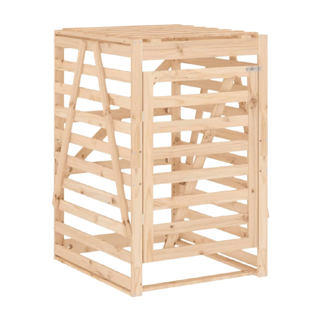 木製収納ラック - 家庭やオフィスでの物品整理用 - 主材質: パイン材 - 70 x 50 x 90